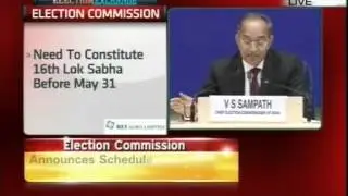Lok Sabha polls from Apr 7-May 12, result on May 16 -  Part 2