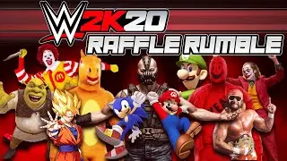 KOOL-AID MAN VS. SHREK?! | Raffle Rumble! Wrestling Digital Gift Card Giveaway [WWE 2K20]