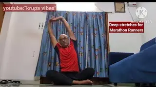 25 minutes Deep stretch for Marathon runners | No equipment | Pre and post run stretches