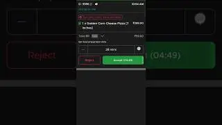 How to accept order on Zomato Partner app #cloudkitchen #shorts #zomato #viral