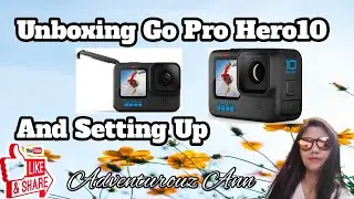 Unboxing Go Pro Hero 10 and Setting Up #goprohero10 #setup #adventurouzann
