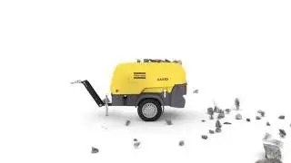 Atlas Copco's Amazing New 8 Series with HardHat. A revolution in diesel portable air compressors.