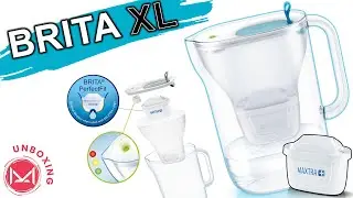 Unboxing BRITA XL Water Filter Jug Compatible with BRITA MAXTRA + Cartridges