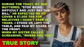 Dad Said, &ldquo;Stop Being Difficult, Just Pay&rdquo; &mdash; I Paid My Share And Left Them With The $7,000 Bill