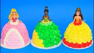 Dress Up Buttercream Frosting Mini Cakes by Cakes StepbyStep