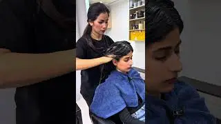 Caviar hair treatment in salon step by steps  ​⁠ #ytshorts #youtube #hairstyle #haircare #violaveens