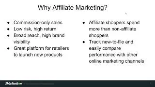 Affiliate Marketing Holiday Season Trends and Benchmarks (Webinar with eAccountable + ShipStation)