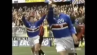 Sampdoria 3-3 Foggia - Campionato 1992/93
