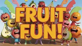Apple Banana Mango Grapes Orange Kids Song Learn Fruits in English Fun Educational Nursery Rhymes