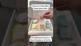 February&rsquo;s Wax Melt Subscription Box - the theme was Love ❤️ #waxmeltsuk #shortvideo #shorts