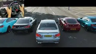 Benz E63 AMG vs BMW | Forza Horizon 4