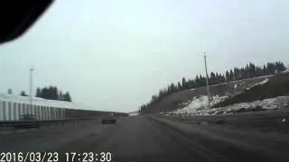 Дороги России Восточный обход Обходная Краснокамска очень убитая дорога, ТРасса E22