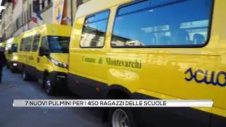 Montevarchi: 7 nuovi pulmini per i 450 ragazzi delle scuole