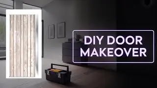 Custom-Printed DIY Wrap Kit: Wood Plank Door Wrap