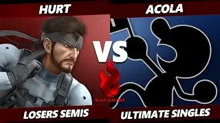 Kagaribi 14 LOSERS SEMIS - Hurt (Snake) Vs. Acola (Game & Watch) Smash Ultimate - SSBU