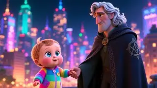 City Lights With Baby 🌃👶 | Fun Learning Song for Kids | Playful Nursery Rhyme