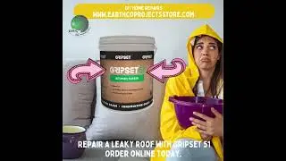 GRIPSET 51is what you need for leaky roof and gutter repairs #roofing #gutters #waterproofing