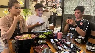 BBQ With Family @Cham Pei Sor Prek Leap Restaurant - My Lifestyle @Weekend - Nita Food Vlog