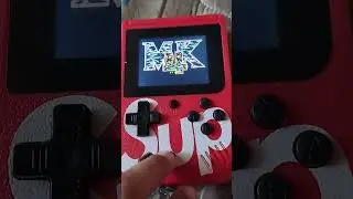 Mostrando meu Mini game portátil de 400 jogos supbox e jogando mortal Kombat