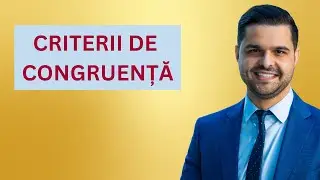 Clasa a VI-a: Criterii de congruenă a triunghiurilor (L.U.L, U.L.U, L.L.L)