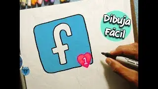 C&oacute;mo Dibujar el Logo de Facebook F&aacute;cil ✍🏽✨ Dibujos para Dibujar