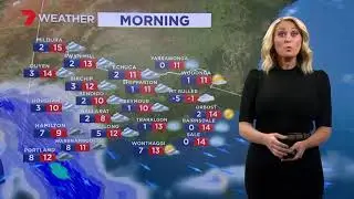 10 July 2018: We're dry in the morning, 13, ahead of cold but light rain in the afternoon & evening.