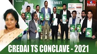 CREDAI Telangana Inaugurates TS Conclave-2021 | TS Governor Tamilisai Soundararajan | hmtv