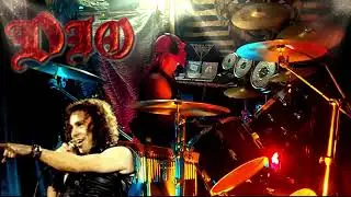 DIO-  Straight Through the Heart  - Drum Cover - Holy Diver - W/ FX