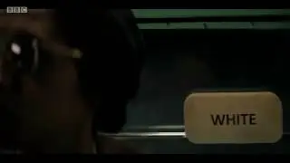Doctor Who: Rosa - Rosa sits on a white seat