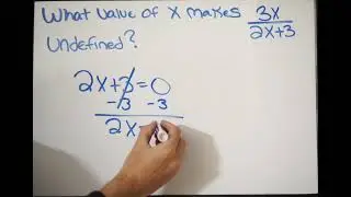 What Value of X Makes the Rational Expression Undefined