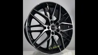 CERCHI IN LEGA AVUS AF-19 BLACK POLISHED