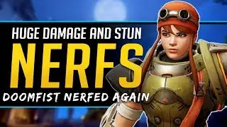 Overwatch HUGE Brigitte NERFS Damage & Stun - Doomfist NERF again!