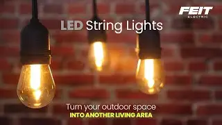 Feit Electric LED Flame Effect String Lights