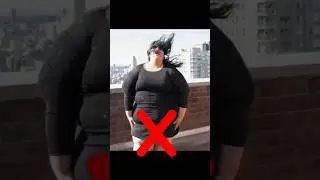 fat woman girl vs Muslim hijab attitude and beautiful #shorts #ytshorts