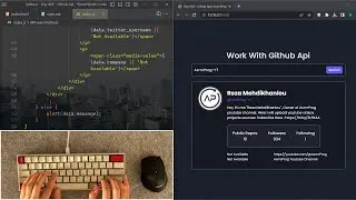 ASMR Programming - Github Api in Javascript - No Talking