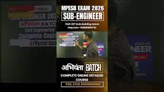MPESB Sub Engineer 2026 |Abhiyanta Online Batch Full Syllabus |Join Now!#navigateprime #subengineer