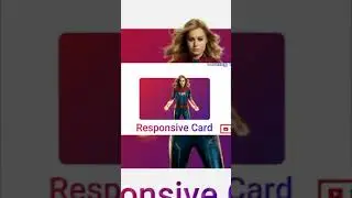 Responsive Card Animation using Css | codingwithfun | #shorts