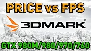 PRICE vs FPS - NVIDIA GTX 980M/980/970/760 - 3DMark Benchmark [Fire Strike]