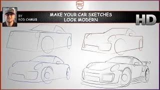 Get your cars sketches to look more modern