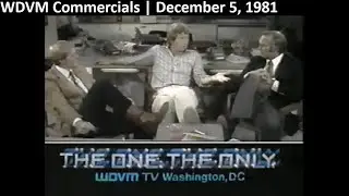 WDVM [CBS] Commercials | December 5, 1981