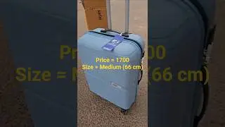 🔥SAFARI Medium Check-in Suitcase (66 cm) 4 Wheels - Eclipse Neo 66 - Blue #smartsuitcase
