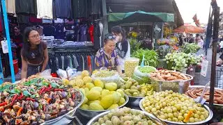 Cambodia Night & Morning Street Market Food Tour - Seafood, Sour Fruits, Meatball, & More