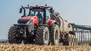 New Case IH Magnum AFS 400, Case IH Quadtrac 620 & Case IH Optum CVX 270 | Slurry Application 2022