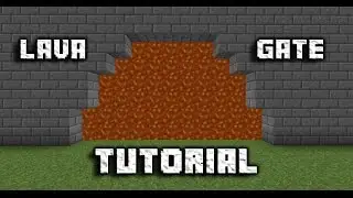 Обучающее видео по созданию лавовых ворот в Minecraft!