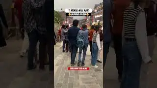 Manali Mall Road over crowded #viral #manali #mallroad #kullumanali #shopping