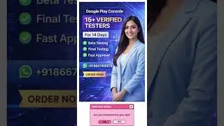 Real Google Play Testers | Safe & Fast Approval | Testers Community | 12 Testers | +918667455979