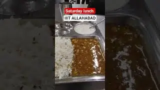 Saturday lunch at IIIT ALLAHABAD #iiita #iiitallahabad