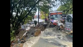 Impresionantes imágenes de los estragos en Medellín y Bello por fuerte aguacero