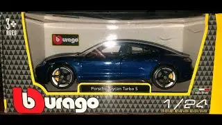 Bburago 1/24 Porsche Taycan Turbo S Unboxing