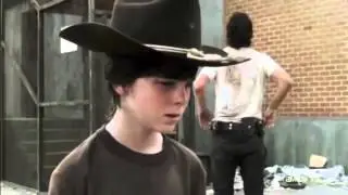 Rick finds out Carl ate all the pudding (The Walking Dead)